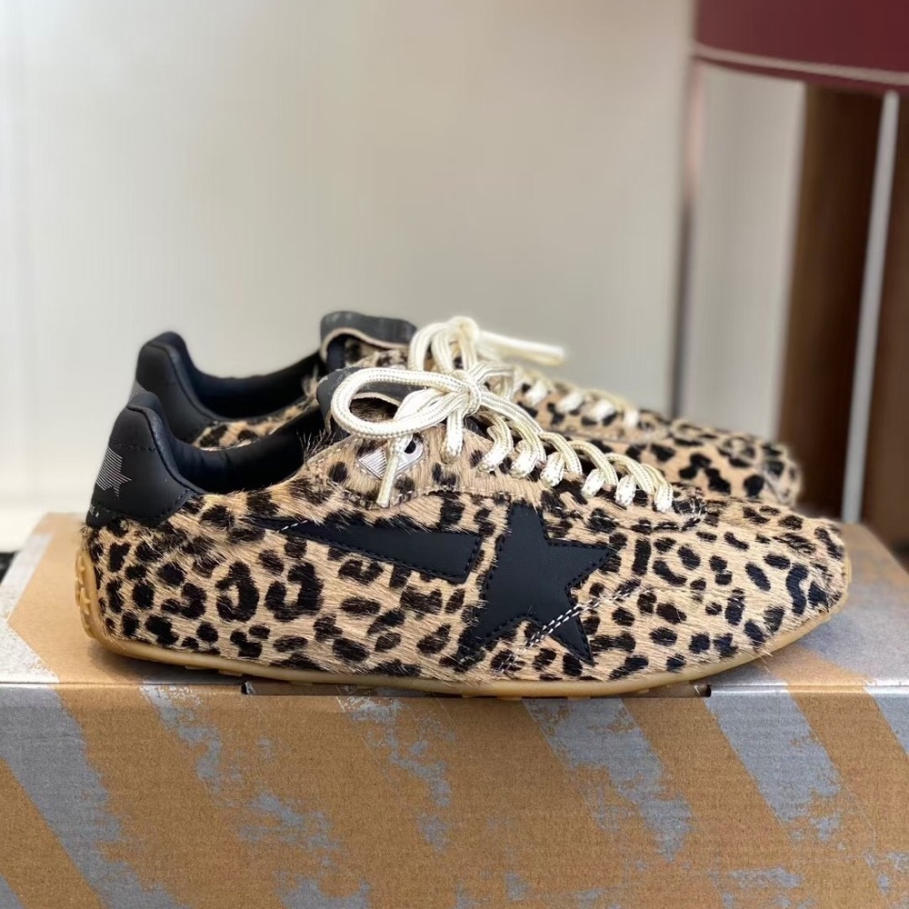 Golden Goose Leopard Print Sneakers - Picture 7 of 7